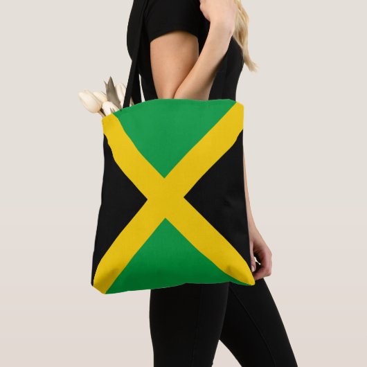Tote Bag Drapeau Jamaïque (De près)
