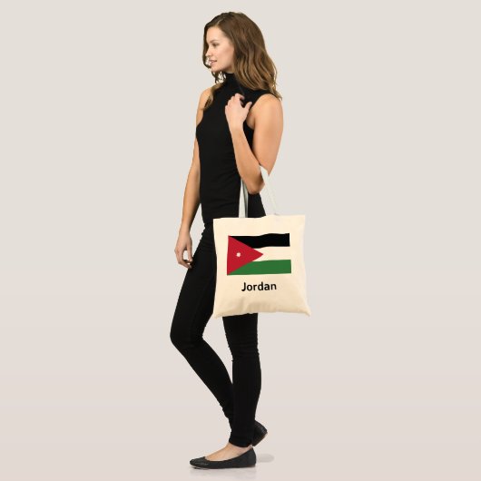 Tote Bag Drapeau Jordanie (Devant (modèle))