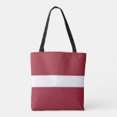 Tote Bag Drapeau Lettonie (Dos)