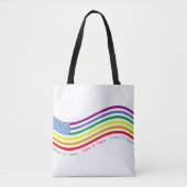 Tote Bag Drapeau LGBT (Devant)