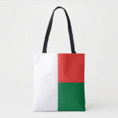 Tote Bag Drapeau malgache, Drapeau de Madagascar (Devant)