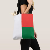 Tote Bag Drapeau malgache, Drapeau de Madagascar (De près)