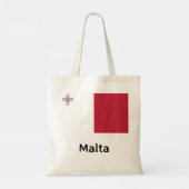 Tote Bag Drapeau Malte (Dos)