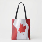 Tote Bag Drapeau Maple Leaf Canada (Devant)