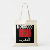 Tote Bag Drapeau Maroc T-shirt drapeaux marocains Cadeau So (Dos)