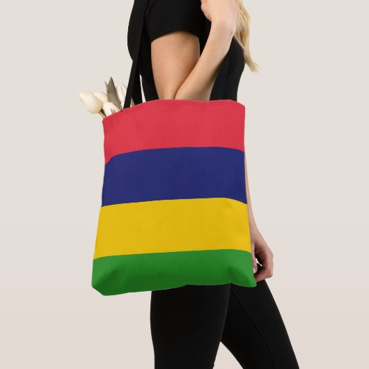 Tote Bag Drapeau mauricien (De près)