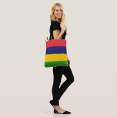 Tote Bag Drapeau mauricien (Sur le modèle)