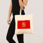 Tote Bag Drapeau médiéval de Finlande (Devant (produit))