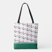 Tote Bag Drapeau MEXIQUE Écriture chrétienne VERT (Dos)