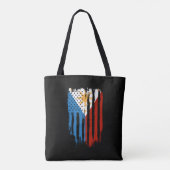Tote Bag Drapeau mi-américain mi-philippin Philippines (Dos)