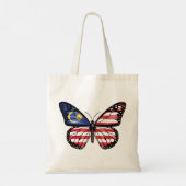 Tote Bag Drapeau monarque papillon malaisien (Dos)
