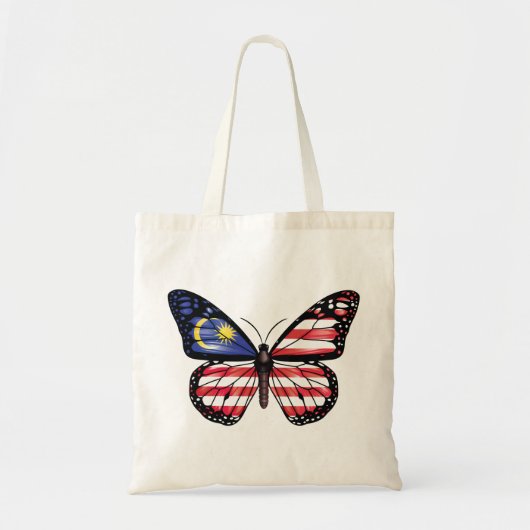 Tote Bag Drapeau monarque papillon malaisien (Devant)