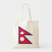 Tote Bag Drapeau népalais (Devant)