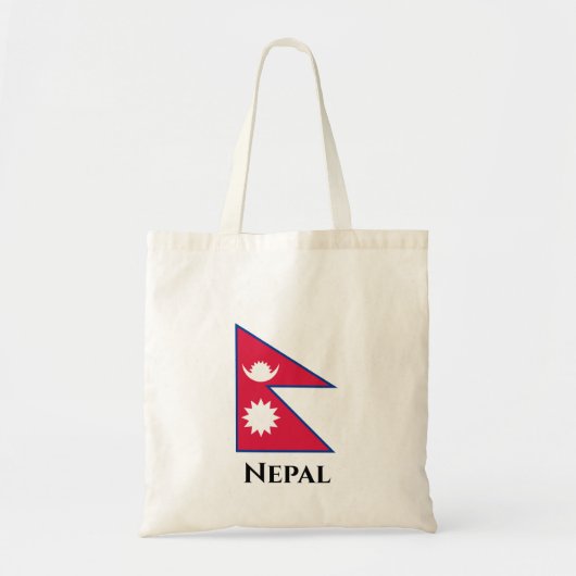 Tote Bag Drapeau népalais (Devant)