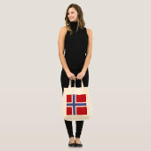 Tote Bag Drapeau norvégien (Devant (modèle))