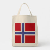 Tote Bag Drapeau norvégien (Dos)