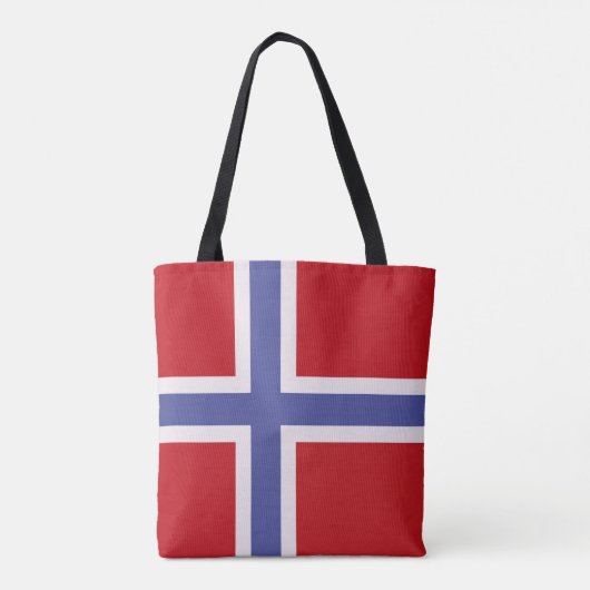 Tote Bag Drapeau norvégien (Dos)