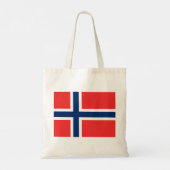 Tote Bag Drapeau norvégien (Norvège) (Dos)