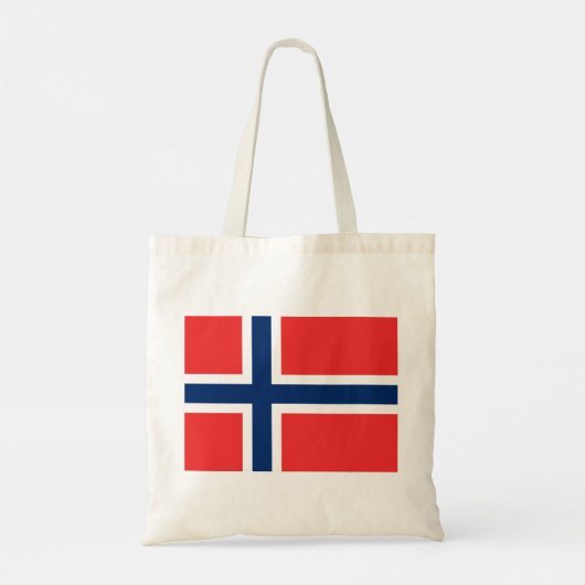 Tote Bag Drapeau norvégien (Norvège) (Dos)