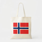 Tote Bag Drapeau norvégien (Norvège) (Devant)