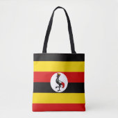 Tote Bag Drapeau ougandais, Drapeau de l'Ouganda (Devant)