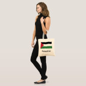 Tote Bag Drapeau palestinien (Devant (modèle))