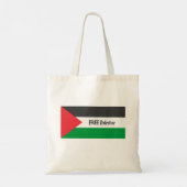 Tote Bag Drapeau palestinien Libérez la Palestine customisé (Dos)