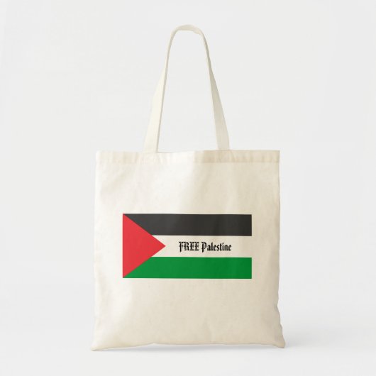 Tote Bag Drapeau palestinien Libérez la Palestine customisé (Devant)