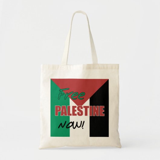 Tote Bag Drapeau palestinien libre (Devant)