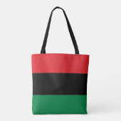 Tote Bag Drapeau panafricain de l'UNIA (Dos)