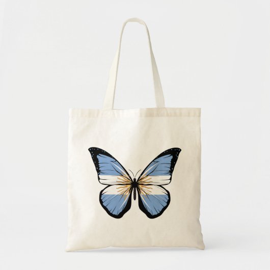 Tote Bag Drapeau papillon argentin (Devant)