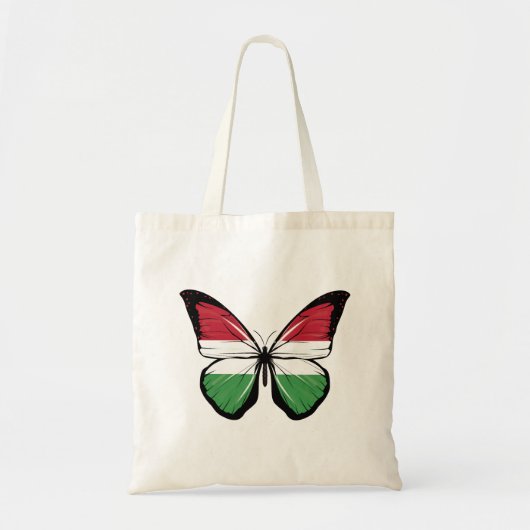 Tote Bag Drapeau papillon de Hongrie (Devant)