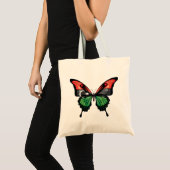 Tote Bag Drapeau papillon de l'hirondelle de Libye (Devant (produit))