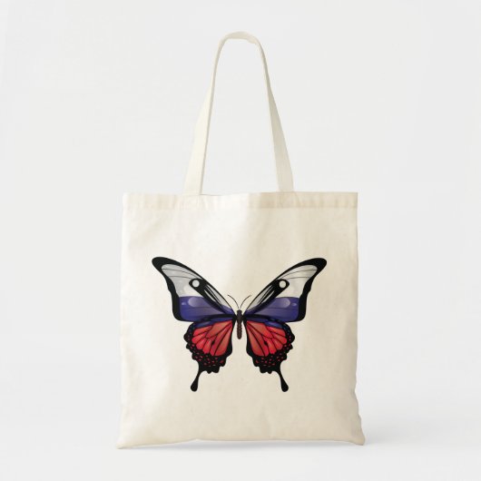 Tote Bag Drapeau papillon de l'hirondelle de Russie (Devant)
