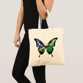 Tote Bag Drapeau Papillon de nuit des Îles Salomon (Devant (produit))