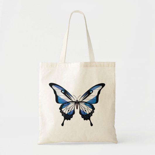 Tote Bag Drapeau papillon de queue fourchue d'Écosse (Devant)