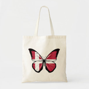 Tote Bag Drapeau papillon du Danemark