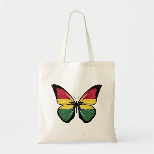 Tote Bag Drapeau papillon du Ghana (Devant)