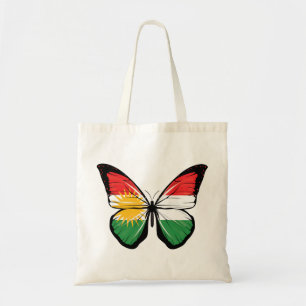 Tote Bag Drapeau papillon du Kurdistan