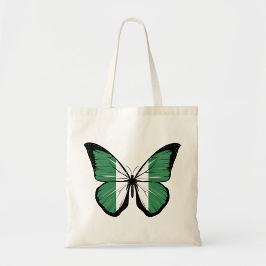 Tote Bag Drapeau papillon du Nigeria (Devant)