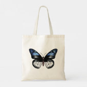 Tote Bag Drapeau papillon estonien (Dos)