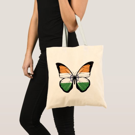 Tote Bag Drapeau papillon indien (Devant (produit))