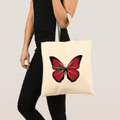 Tote Bag Drapeau papillon marocain (Devant (produit))