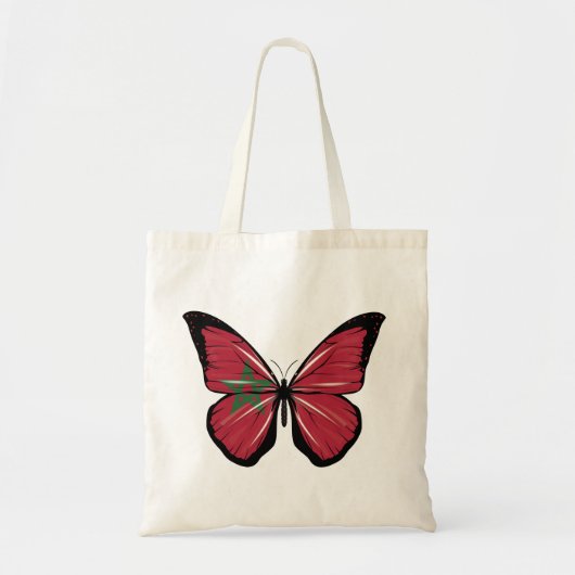 Tote Bag Drapeau papillon marocain (Devant)