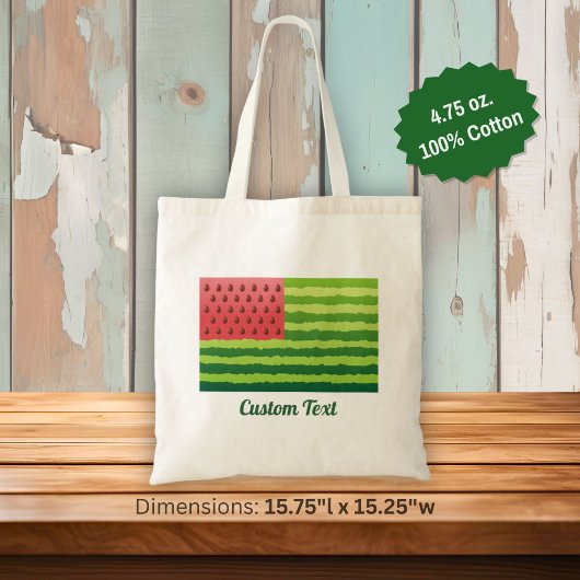 Tote Bag Drapeau Pastèque