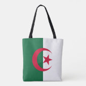 Tote Bag Drapeau patriotique algérien (Dos)