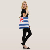 Tote Bag Drapeau patriotique d'Adjara (Sur le modèle)