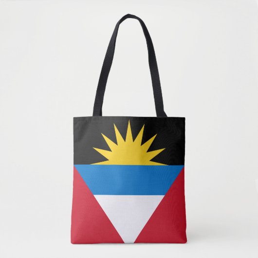 Tote Bag Drapeau patriotique d'Antigua-et-Barbuda (Devant)