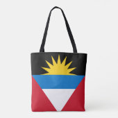 Tote Bag Drapeau patriotique d'Antigua-et-Barbuda (Dos)
