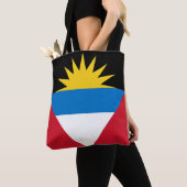 Tote Bag Drapeau patriotique d'Antigua-et-Barbuda (De près)